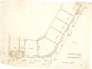 Pfann, Paul; München, Prinzregentenstr. 20 / 22; Haus Hartl - Grundriss EG