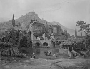 Stadtansicht von Marburg