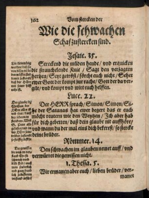 Wie die schwachen Schaf zustercken sind.