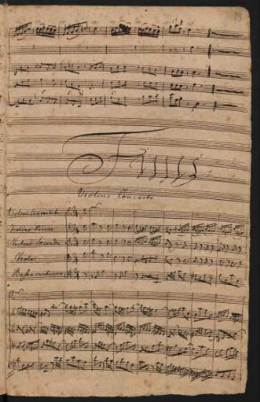 Konzerte; vl conc, strings, bc; a-Moll; BWV 1041