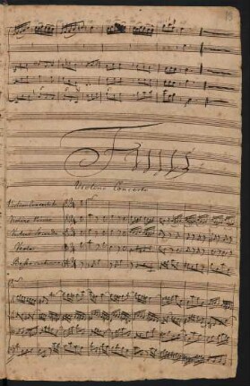 Konzerte; vl conc, strings, bc; a-Moll; BWV 1041