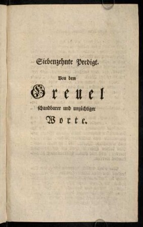 447-476, Siebenzehnte Predigt.