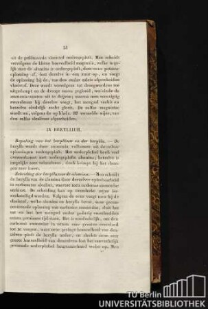 IX. Beryllium.