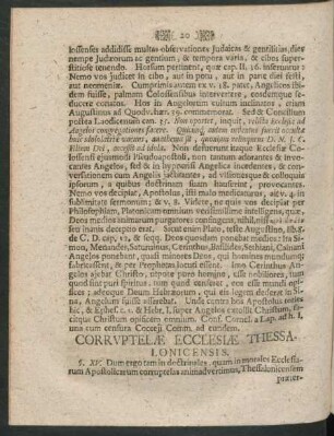 Corruptelae Ecclesiae Thessalonicensis.