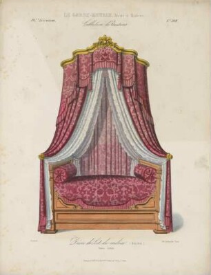 "Décor de lit (Bois doré. Genre simple)", aus: Le Garde-meuble