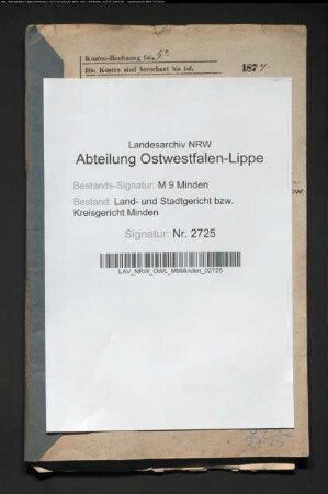Erblasser: Vormbaum, Friedrich Wilhelm; Erblasser: Vormbaum, Georgine, geb. Seemann: