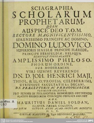 Sciagraphia Scholarum Prophetarum