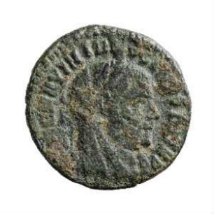Münze, Follis (Follaro), 317 - 318 n. Chr.