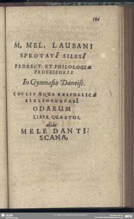 ... Odarum Liber Quartus ...