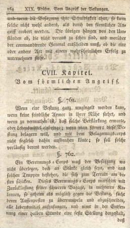 CVII. Kapitel. Vom förmlichen Angriff.