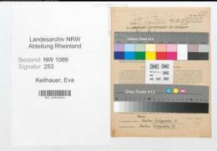 Entnazifizierung Eva Keilhauer , geb. 01.02.1918 ()