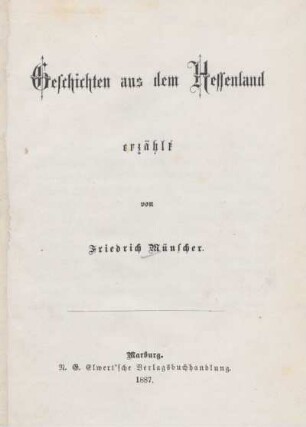 Geschichten aus dem Hessenland