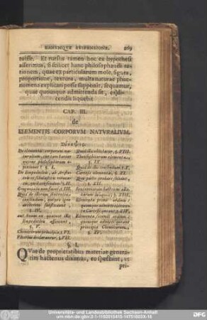 Cap. III. de Elementis Corporum Naturalium.