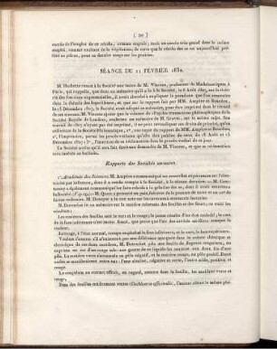 Séance Du 11 Fevrier 1832