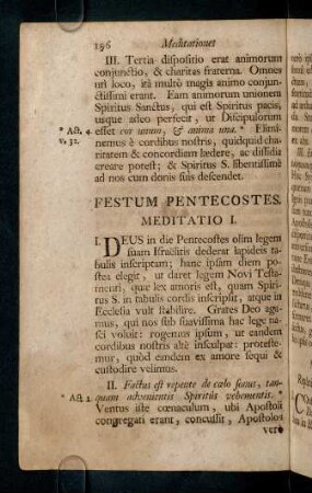 196-205, Festum Pentecostes; ...