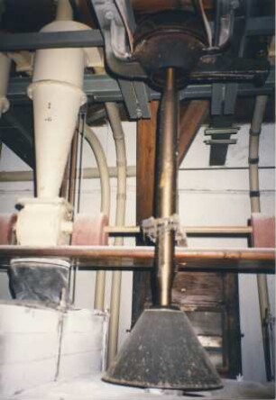 Pendelwelle und Einlaufbank