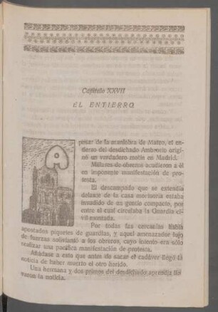Capítulo XXVII - El entierro