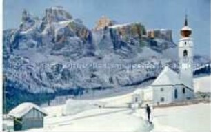 Ansicht aus Colfuschg in den Dolomiten/Tirol