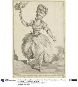 Gallerie des Modes et du Costume Français: Costume de Furie ou d'Euménide. X.130