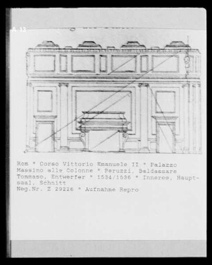 Palazzo Massimo alle Colonne in Rom: Hauptsaal