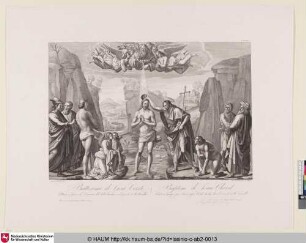Battesimo di Gesù Cristo; Baptême de Jesus Christ [Taufe Christi; Le Baptême de Jésus]