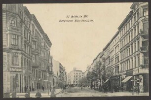 Ansichtskarte Bergmannstraße, Ecke Nostizstraße