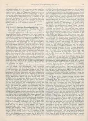 115-117 [Rezension] Roth, Friedrich, Augsburgs Reformationsgeschichte. Dritter Band. 1539-1547 bezw. 1548