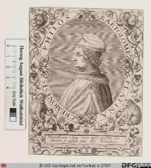 Bildnis Bartolommeo Sacchi, gen. il Platina
