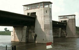 Wehrbaustelle Staustufe Drakenburg/Weser