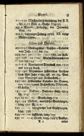 Octav und Duodez.