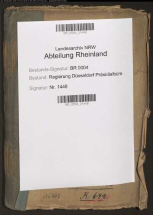 Die Liquidationskommission (Kgl. Kommission zur Liquidierung der Verwaltungsrückstände des ehem. Großherzogtums Berg)