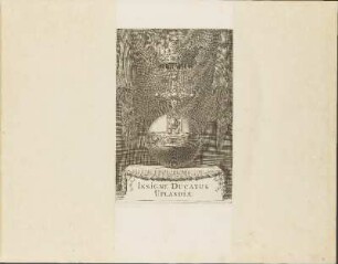 Kupferstich: Insigne Ducatus Uplandiae