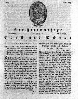 Nro. 167, Donnerstag den 22. August