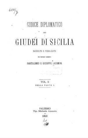[Vol. 2 della Parte 1]