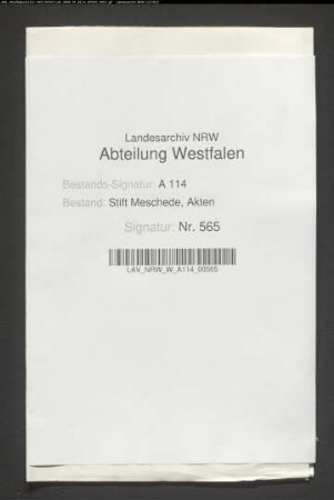 Stockum: Verzeichnis der Belehnungen 1555. 1578. 1603. 1621