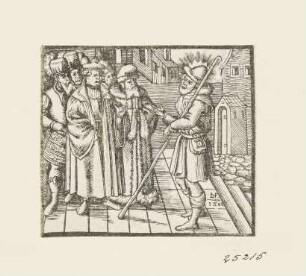 Amos Drohung, aus: Ambrosius Lobwasser, "Biblia / Darinnen die Summarien aller Capittel der gantzen heiligen Schrifft", Leipzig 1584