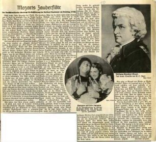 Mozarts Zauberflöte
