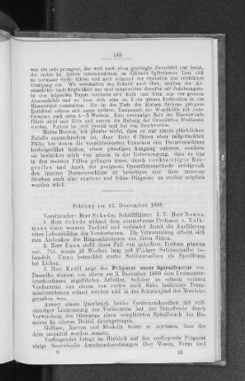 Sitzung am 17. December 1889.