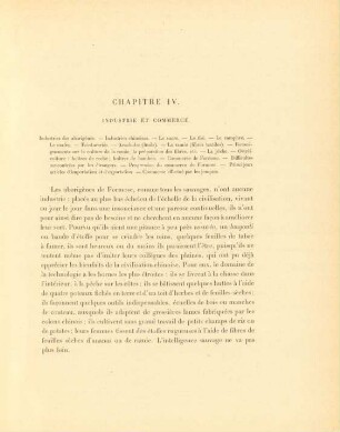 Chapitre IV. Industrie et commerce