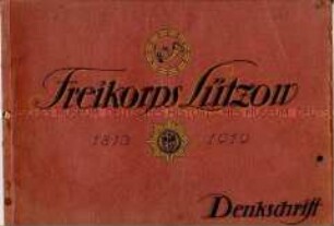 Denkschrift über das "Freikorps Lützow"