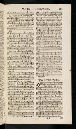 221-238, Der CVIII. Psalm. - Der CXVIII. Psalm.
