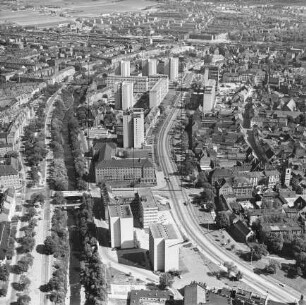 Östliche Altstadt von Erfurt : Blickrichtung Südosten