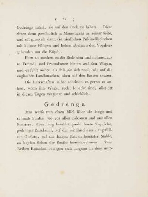 Gedränge.