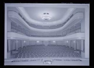 Carl-Theater (auch: Schauspielhaus), Leipzig: Ansicht Zuschauerraum (Negativ zu Inv. Nr. TBS 187,09)