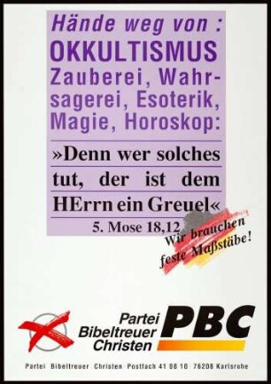 PBC, Europawahl 1994
