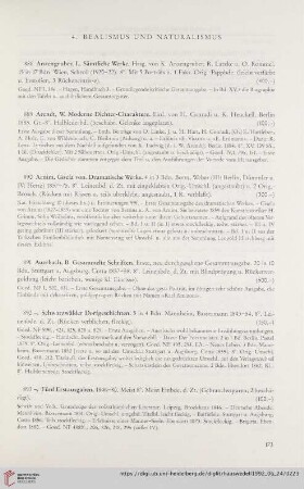 4. Realismus und Naturalismus (Nr. 888-1051)