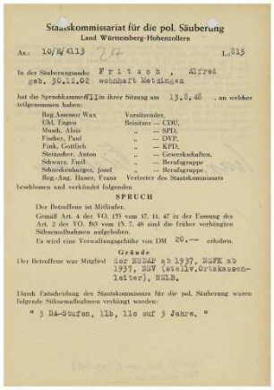 Fritsch, Alfred
