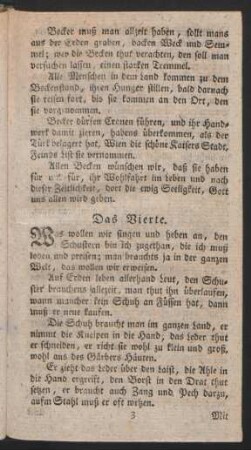 Das Vierte.