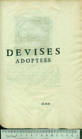 [Devises Adoptées.]