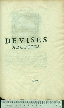[Devises Adoptées.]